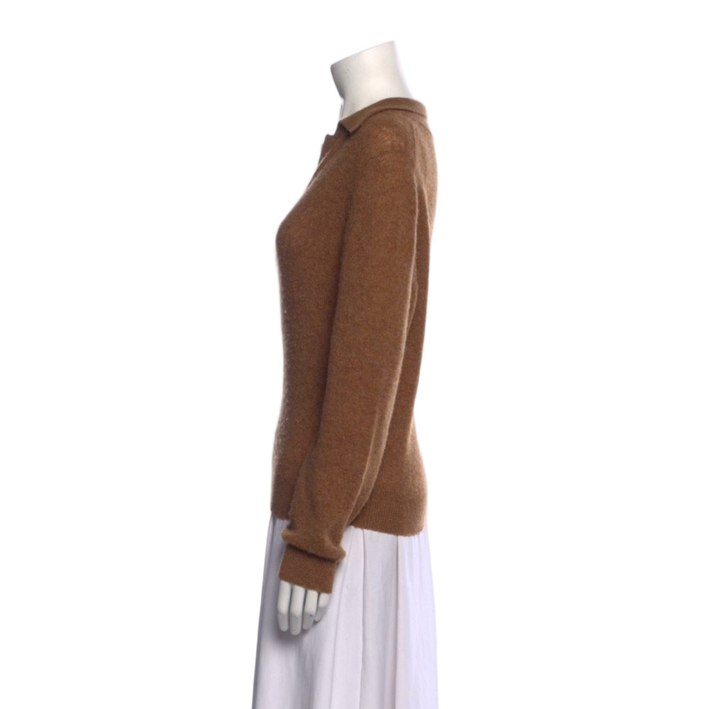 🎉HOST PICK!🎉 KHAITE Brown V-Neck Women's Sweater - Picture 2 of 3